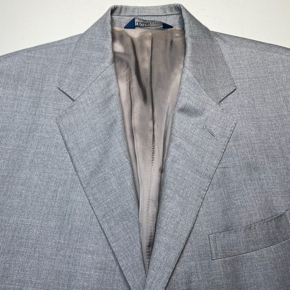 Polo by Ralph Lauren Blue Label Blazer Jacket 44L Mens 2B1V Gray Old Money Italy
